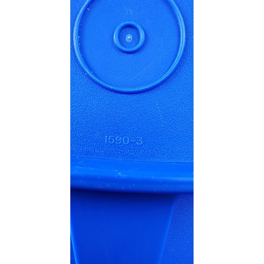 Tupperware Modular Mates Cereal Keeper Store N Pour Blue Lid 1588 1589 1590 - Picture 9 of 12